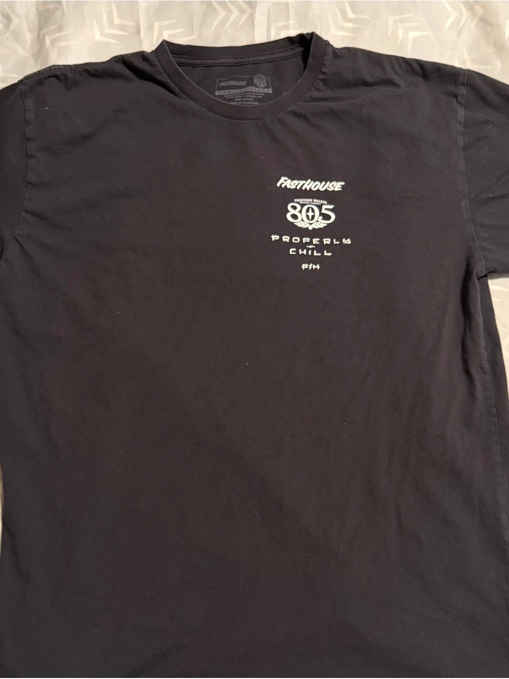 Fasthouse 805 Properly Chill Black Short-Sleeve Tee